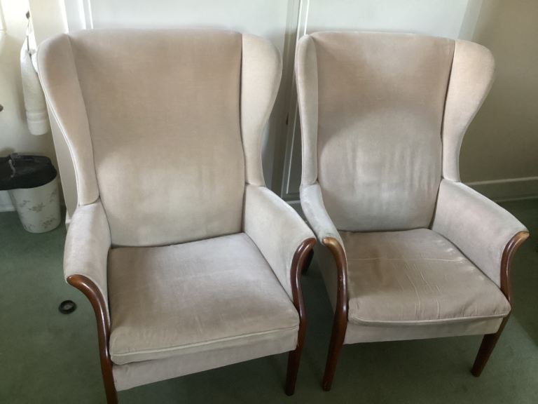 Pair Parker Knoll Armchairs