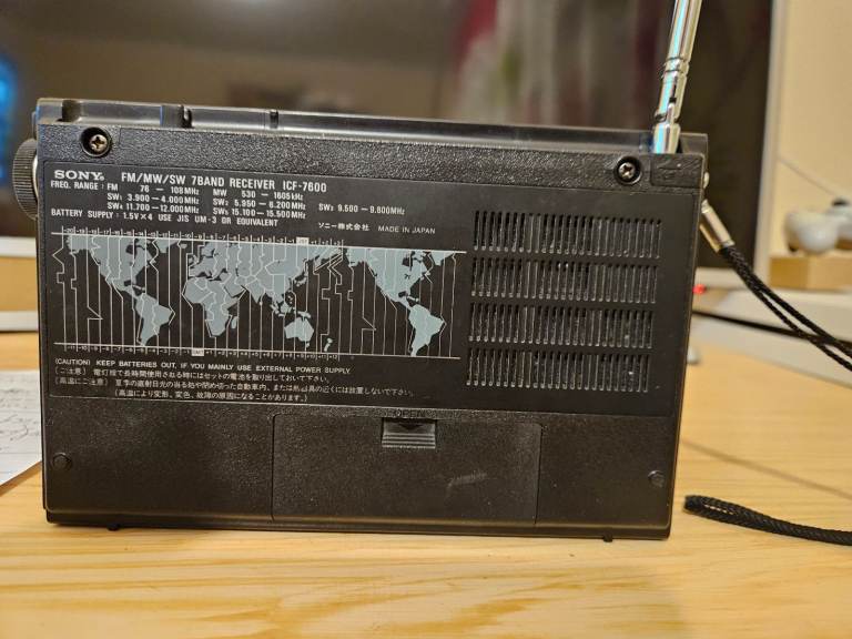 Sony IC7600 7 band short wave radio