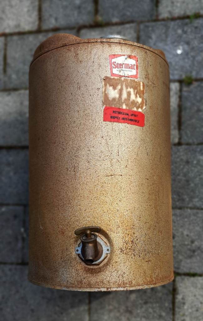 6gallon Stermat metal fuel storage container with brass tap