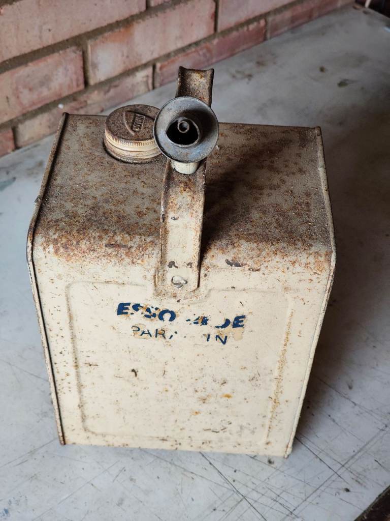 Old paraffin can. 