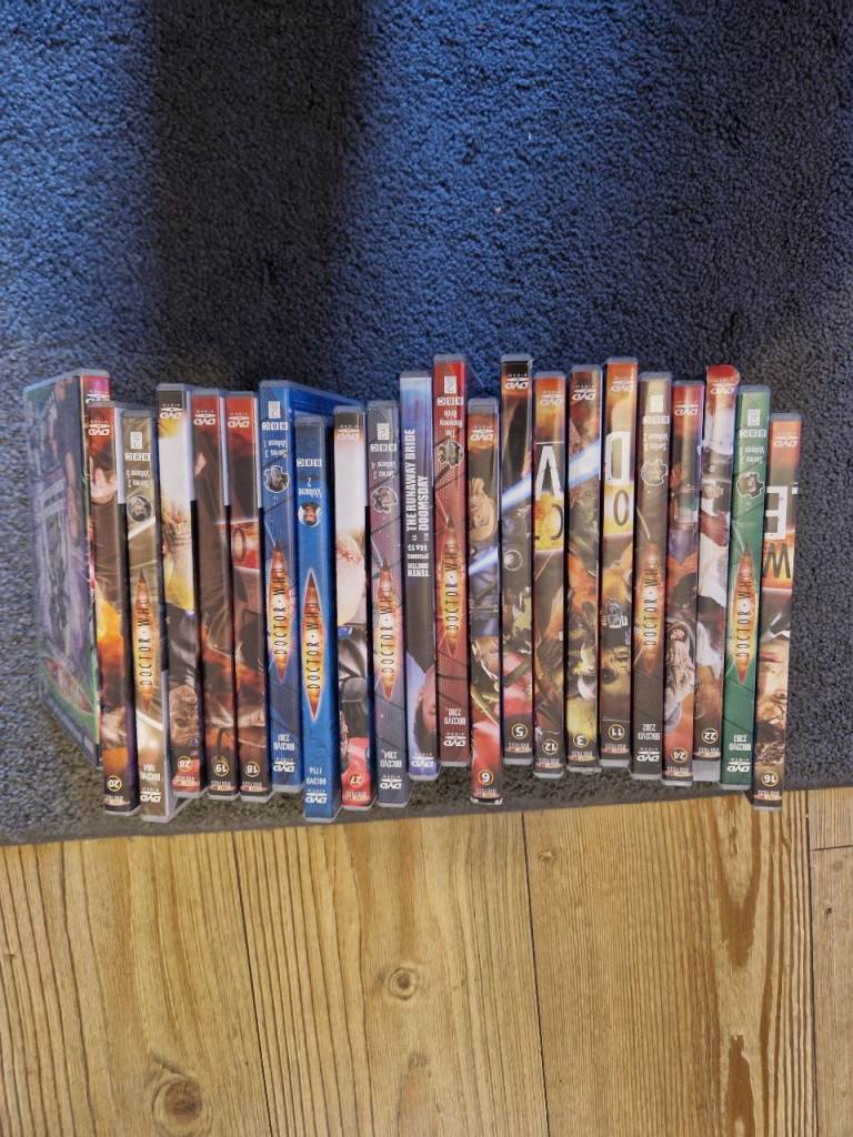 23 doctor who dvd's