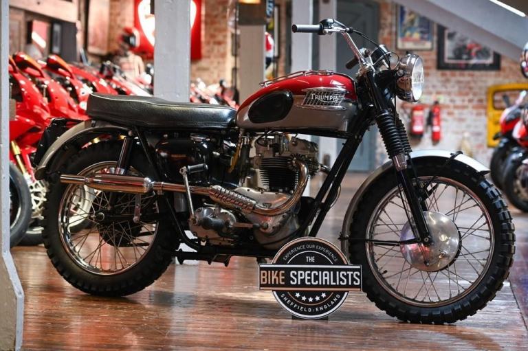 Triumph T110 Tiger T110 Restored "Desert Sled" Example