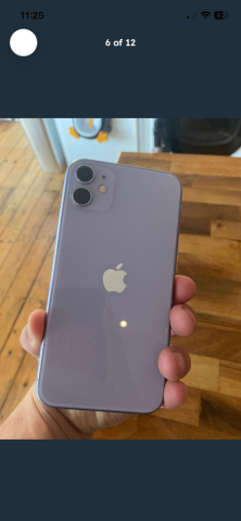 Apple iPhone 11 128GB Unlocked – Cracked Screen, Face ID Perfect