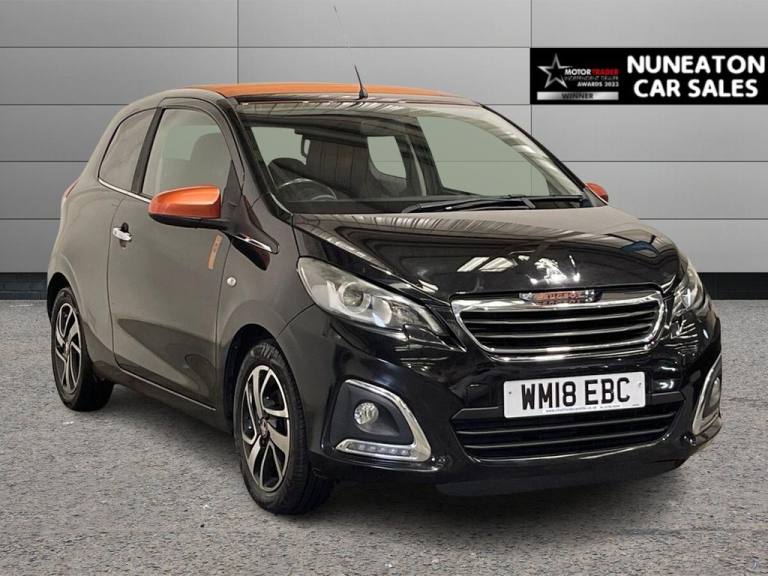 2018 Peugeot 108 1.2 PureTech Roland Garros Top Hatchback Petrol Manual