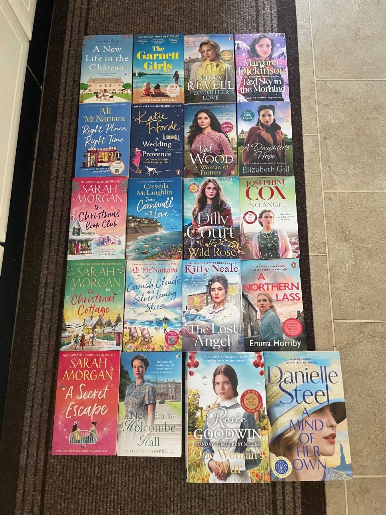 Job Lot of 20 Romantic Fiction Paperback Books