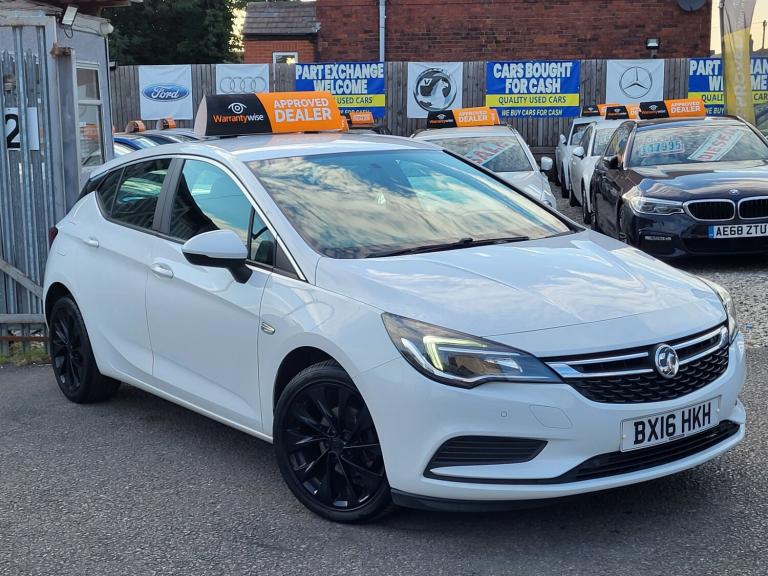 2016 Vauxhall Astra 1.0T 12V ecoFLEX Design 5dr TOP SPEC HATCHBACK Petrol Manual