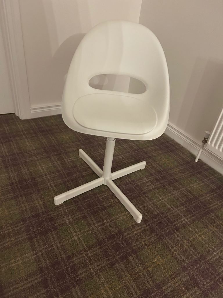Ikea LOBERGET/SIBBEN Children's Desk Chair, White