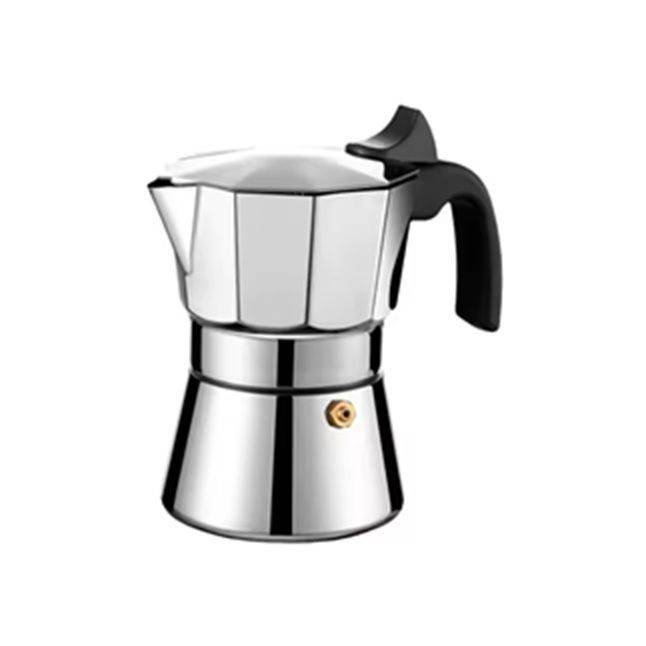 Coffee Pot Moca Maker 150/300 Stainless Steel 3/6 cup Italian Induction Espresso