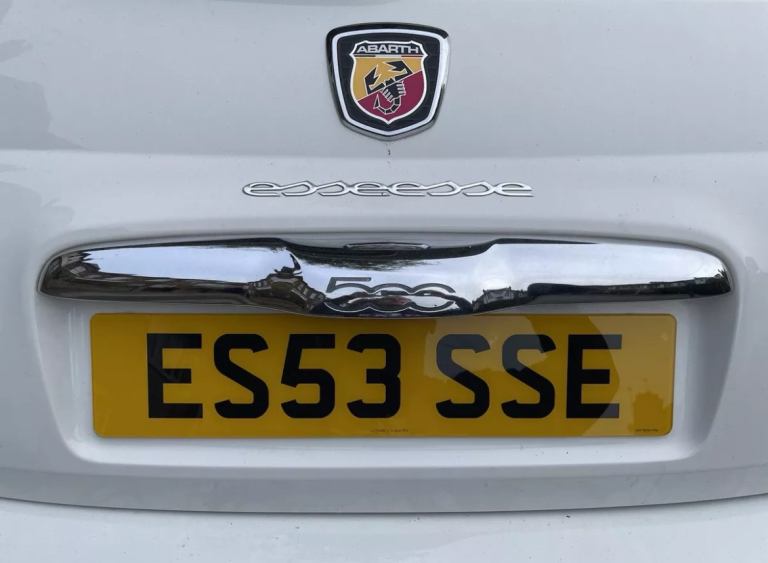 Abarth EsseEsse Personalised Registration