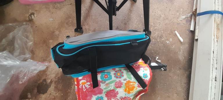 Bike rack storage bag