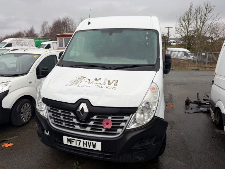 2017 RENAULT MASTER LWB EURO 6 VAN SPARES OR REPAIRS PRICE IS PLUS VAT 