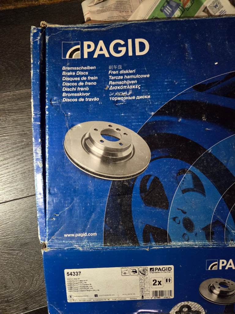 Ford Focus II mark 2 - brake discs
