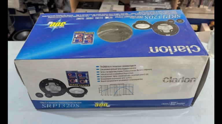Clarion high end component set speakers clear loud sound 