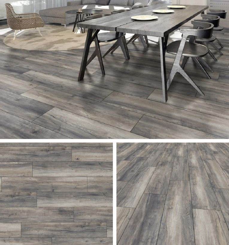 Kronotex Laminate flooring Oak Harbour Grey