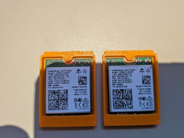 2x Intel AX211NGW WiFi 6E M.2 Modules – New