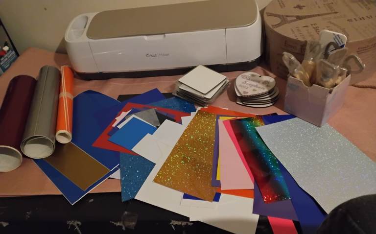 image for Circut Maker 3 Smart Die Cutter Electronic Craft Machine Bundle & Accessories Perfect