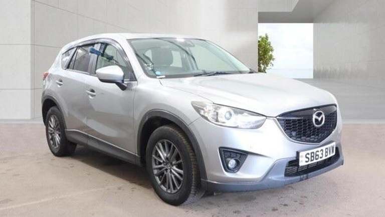 MAZDA CX-5 2.2 SKYACTIV-D SE-L Lux Nav Euro 6 (s/s) 5dr (silver) 2014