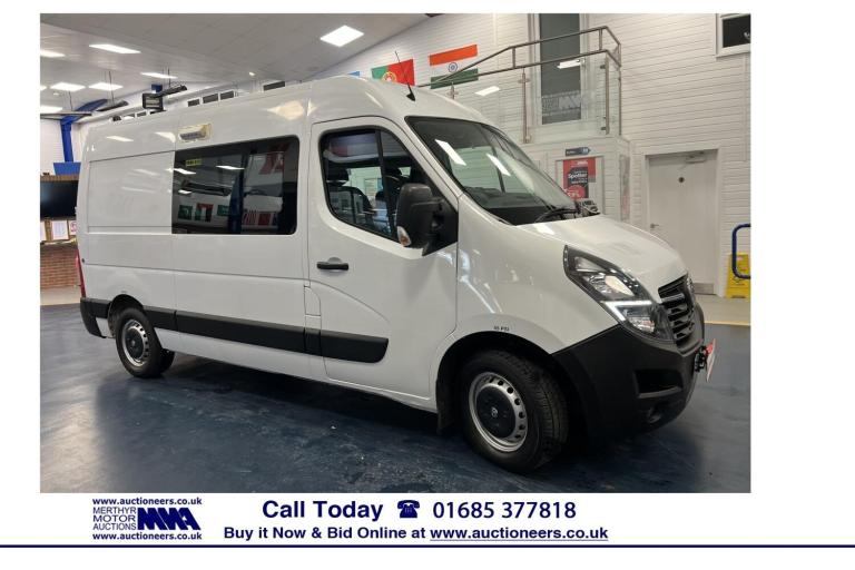 2020 Vauxhall Movano F3500 L2H2 2.3CDTI 135PS MWB 6 SEAT CREW VAN (EURO 6) --------------------- ...