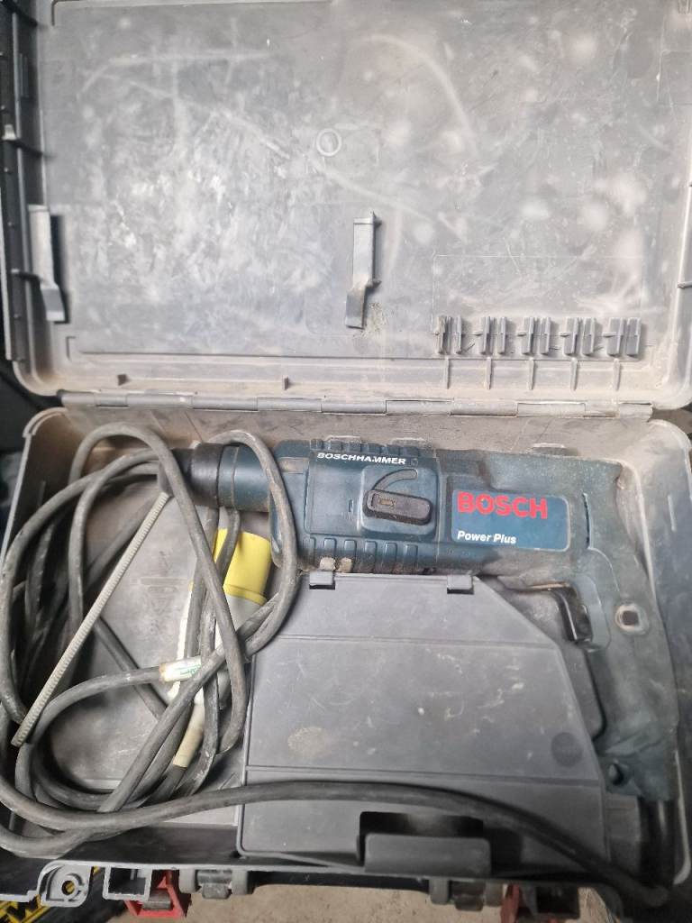 Bosch SDS-Plus Rotary Hammer Drill – Cased, Good Condition