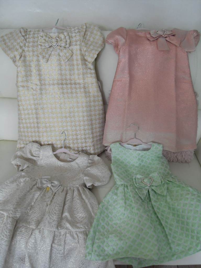 BNWT Bundle of x4 Various Angel's Face Girls Occasion Dresses age 5/6 yrs