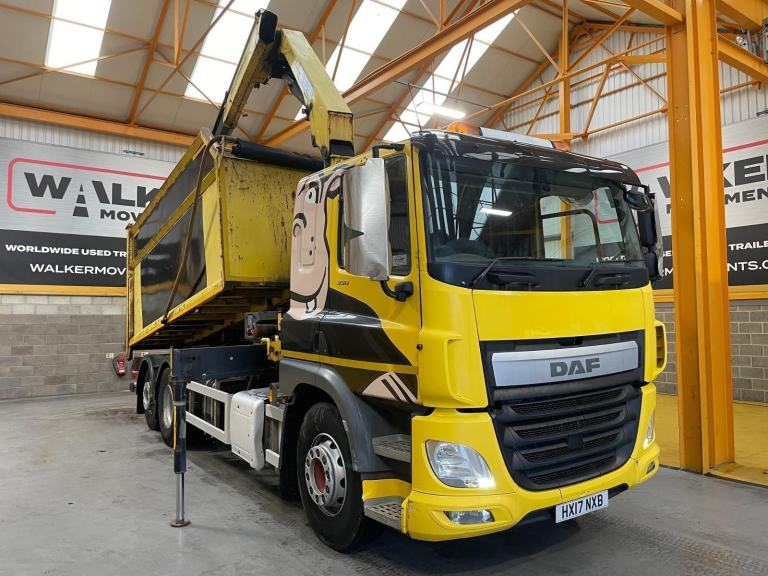 DAF TRUCKS CF 330 *EURO 6* 6X2 TIPPER/CRANE – 2017 – HX17 NXB