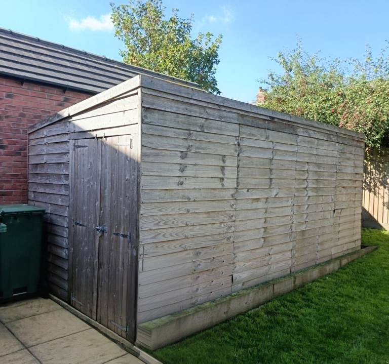 Large Wooden Garden Shed