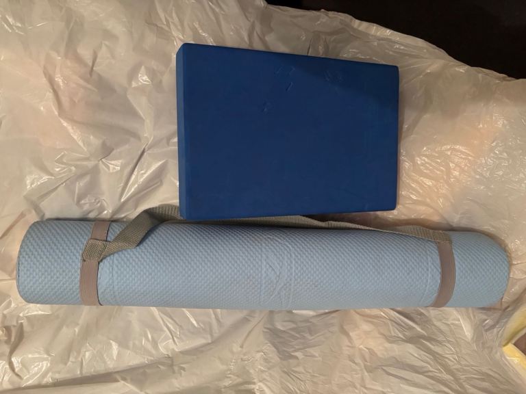 Yoga Mats (2) and Blocks (4)