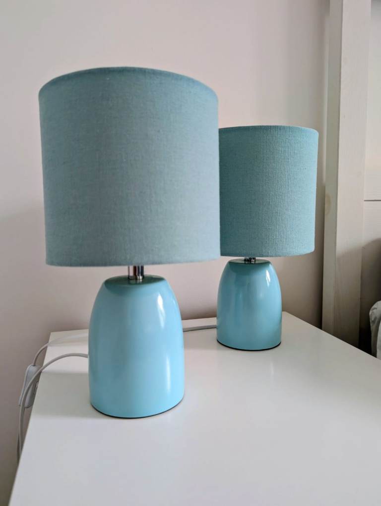 Bedside table lamps x2 