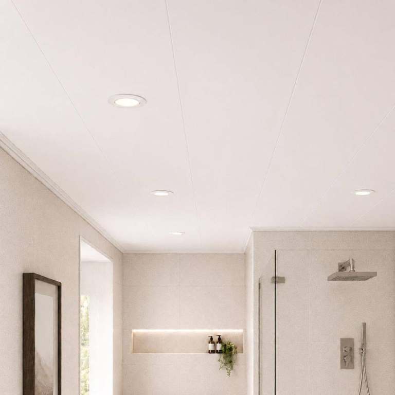 ‼️ £25 White Matt 2.7m ‼️ Wetwall panels wet wall OUTLET Bathrooms Sheds Garages salons pubs rentals