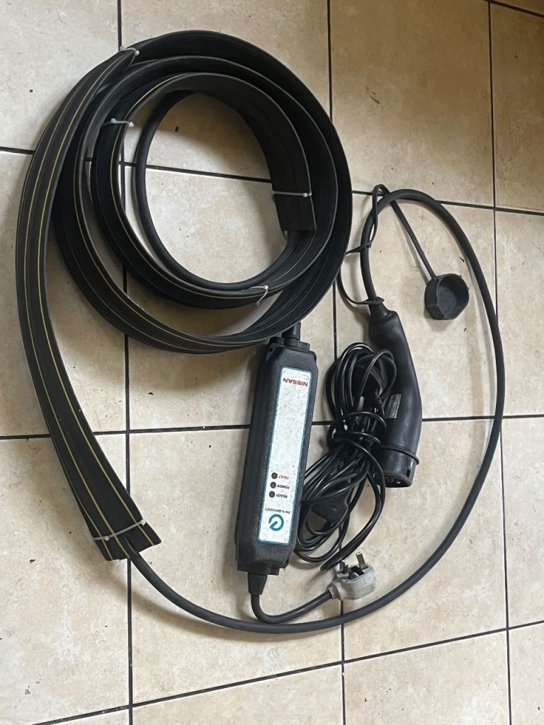 Nissan Leaf Type 2 Home Charger + 3M Pavement Cable Cover + 5M 10A Ext
