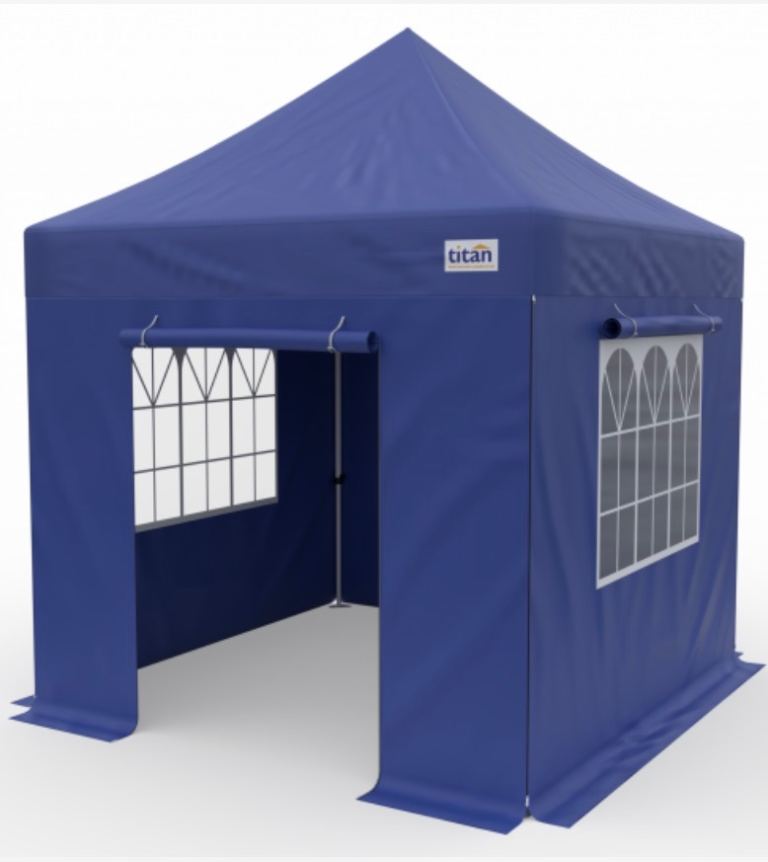 Titan Hex 40 Gazebo 3x3m Steel Frame - Heavy Duty