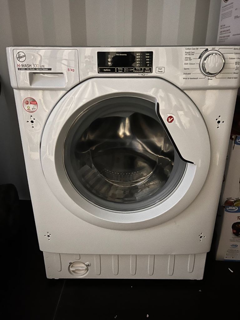 Hoover H-WASH 300 PRO HBWOS69TAMCET-80 Integrated 8kg Washing Machine with 1400 rpm