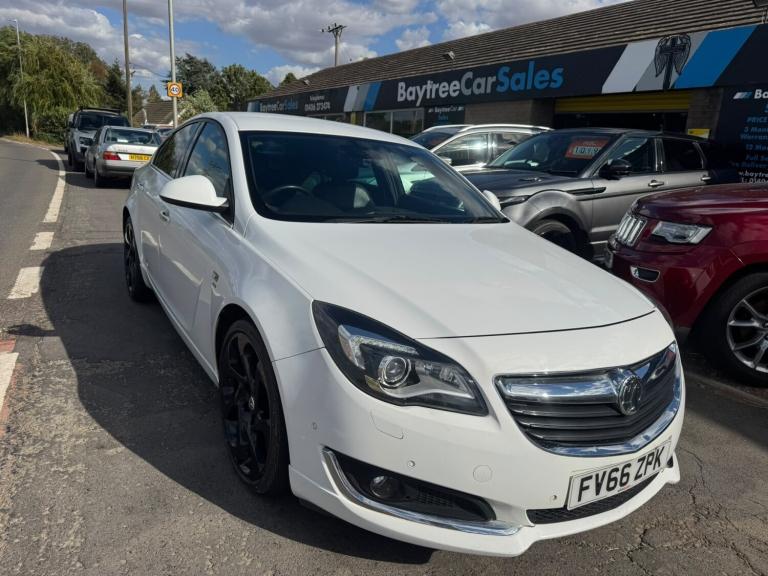 VAUXHALL INSIGNIA 2.0 CDTi ecoFLEX SRi VX Line Nav White Manual Diesel 2017