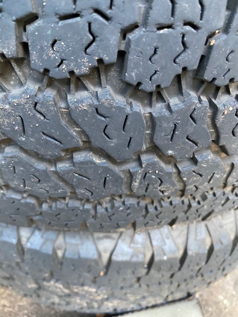 image for Keep wrangler tyres x 3, 15 inch 