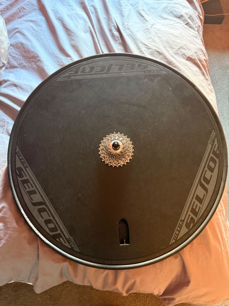 Selcof TT / time trial aero disc wheel - clincher, rim brake