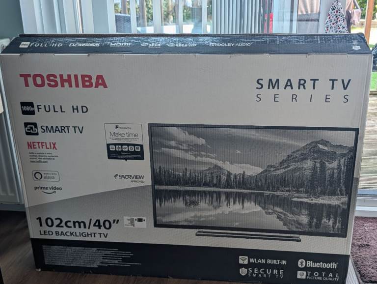 Toshiba 40" Full HD Smart TV – Brand New in Box