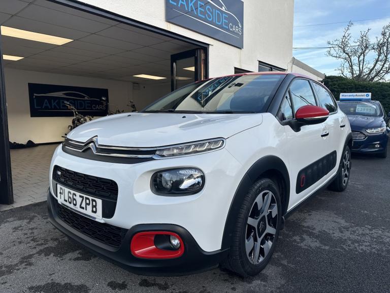 CITROEN C3 1.2 PureTech Flair White Manual Petrol 2017