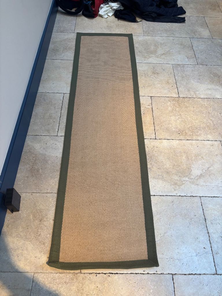 Herringbone Border Door Runner