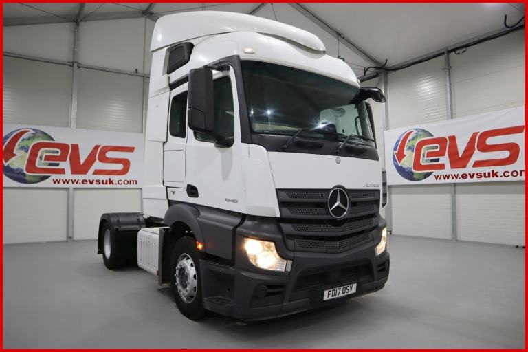 2017 (17 PLATE) Mercedes Benz Actros 1840 4x2 Euro 6 Tractor Units