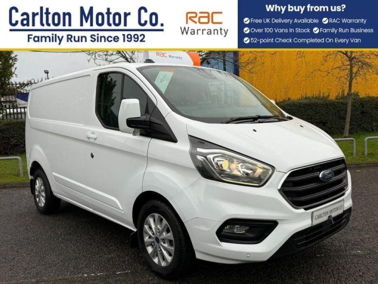 2021 Ford Transit Custom 2.0 EcoBlue 130ps Low Roof Limited Van PANEL VAN DIESEL