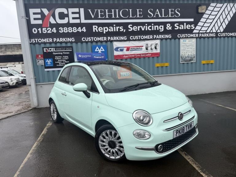 2018 Fiat 500 1.2 LOUNGE 3DR Manual Hatchback Petrol Manual