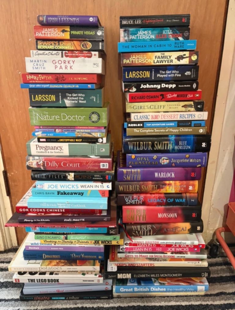 Large Collection of Assorted Fiction and Non-Fiction Books