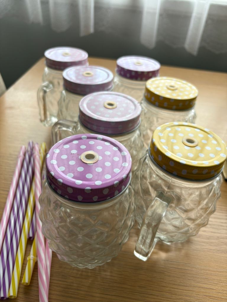 Glass Drinking Jars