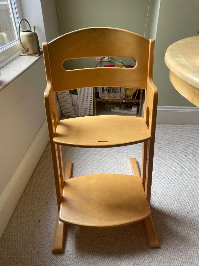 Babydan Dan chair natural wood high chair for toddler or young child 