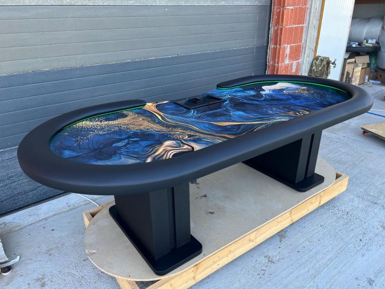 Do you need a custom poker table? We can build one in just 2 days
