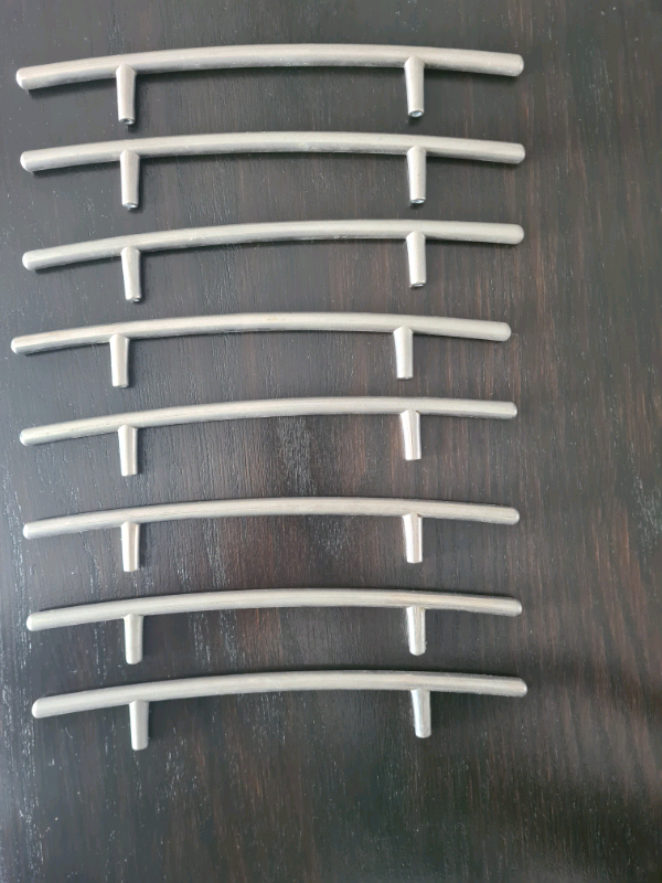 Hygena satin nickel drawer/cupboard handles