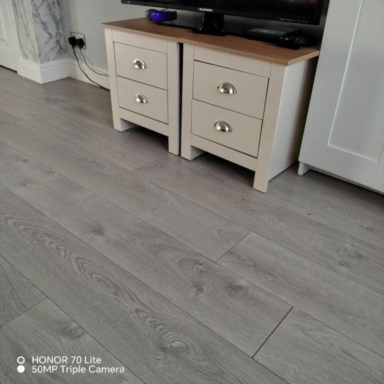 Two side tables, each has two drawers 