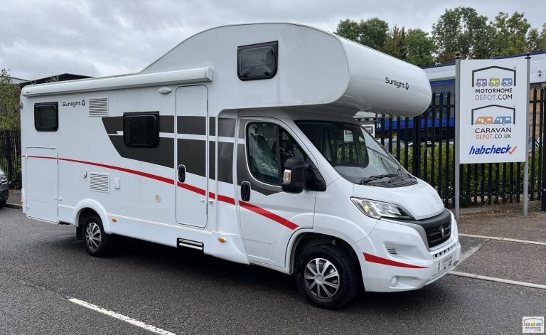 2023 Dethleffs Sunlight A70 6-berth 6-belt rear & overcab bed motorhome for sale
