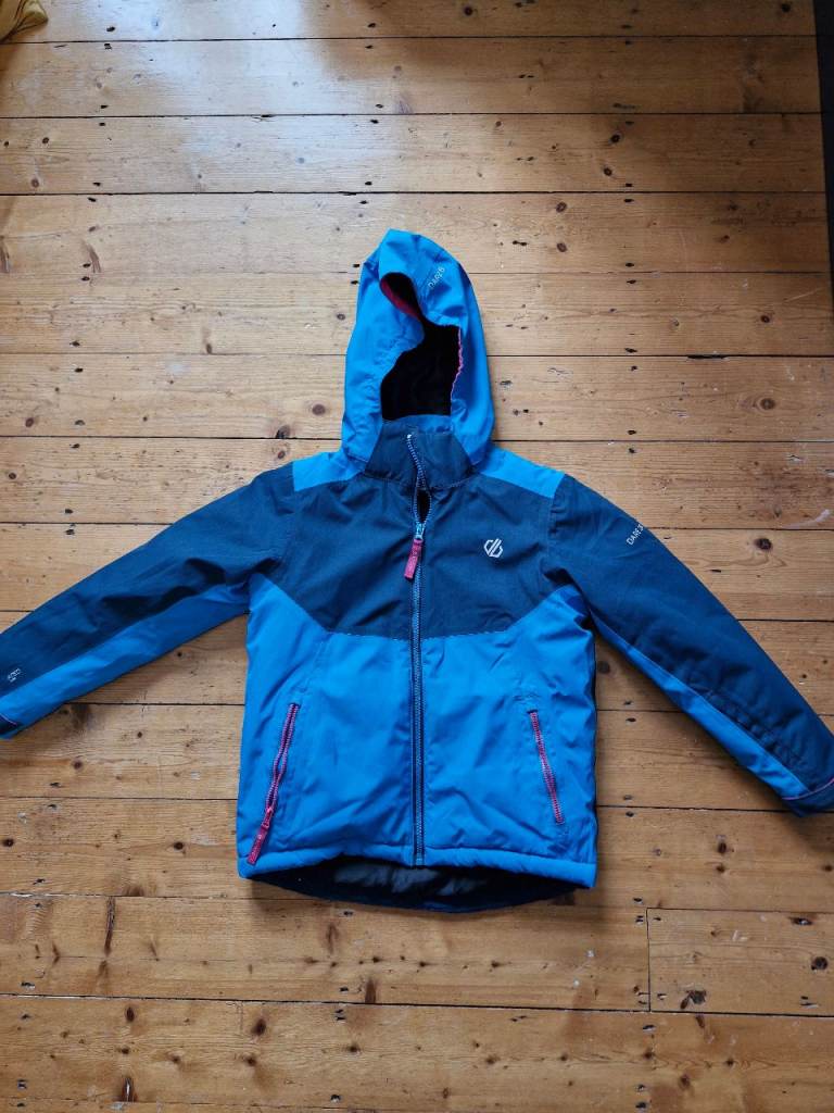 Dare2b kids ski jacket - blue age 7-8