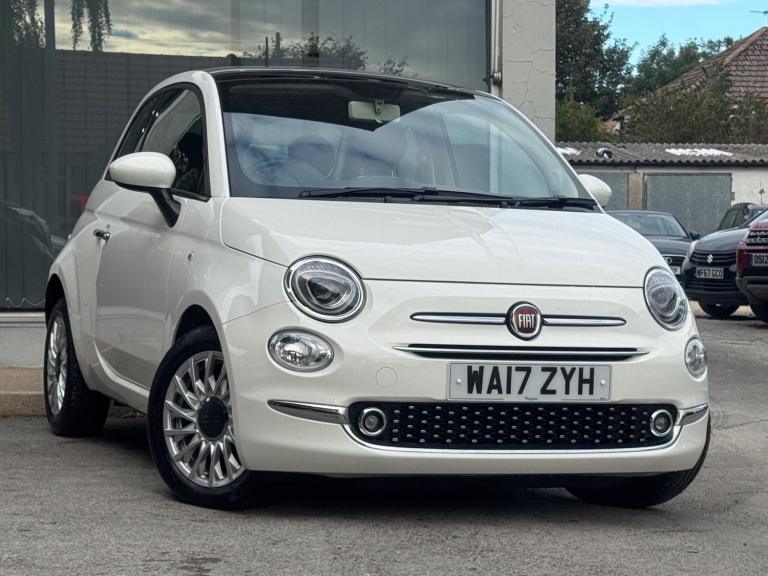 2017 Fiat 500 1.2 Lounge Euro 6 (s/s) 3dr HATCHBACK Petrol Manual